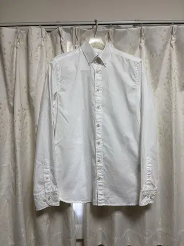 HACKETT 화이트 슬림 핏 셔츠 S