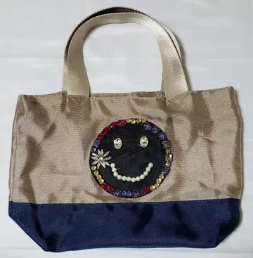 ECODECO 큐빅 스마일 토트백