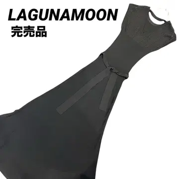 새상품급 LAGUNAMOON 슬리브리스 롱 원피스 벨트 포함 완판템