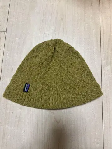 파타고니아 케이블 짜임 니트 모자 비니