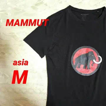 MAMMUT 마무트 반팔 티셔츠 M 자수 로고