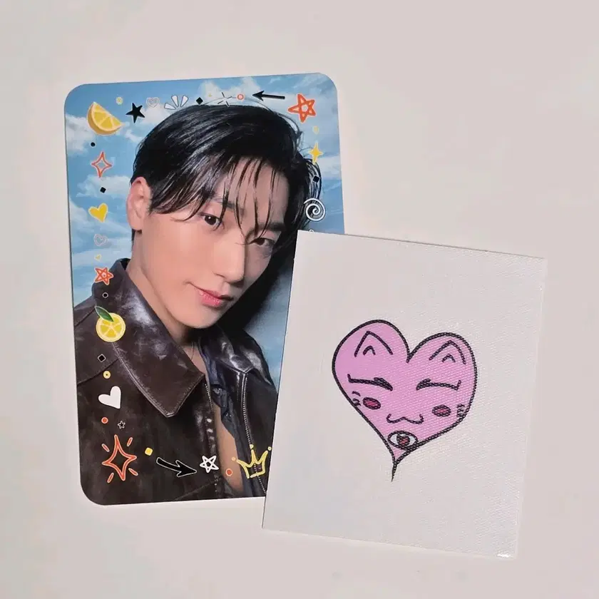 ATEEZ アチズ Lemon Drop サノク トレカ ステッカー サン ATEEZ ヨサン LemonDrop サノク 事前収録 トレカ ステッカー