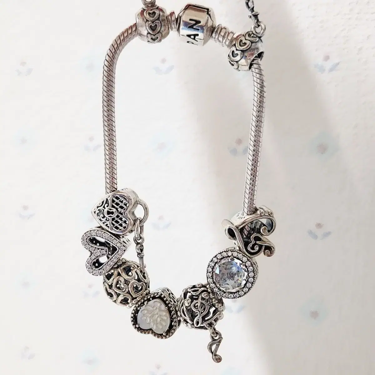 Genuine Pandora Organization Bracelet vahn Charm Set