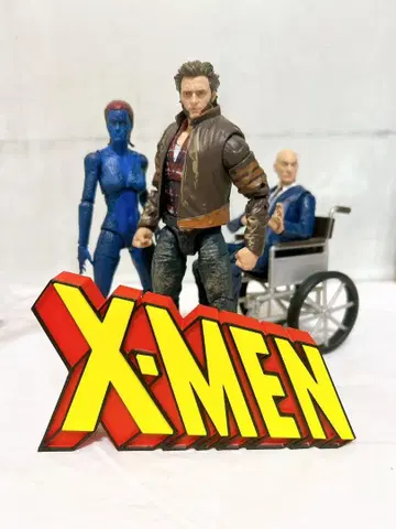 X-MEN 타이틀 로고 피규어