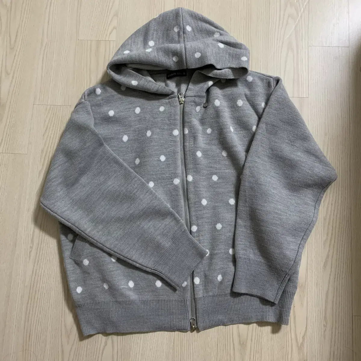 RONRON★韓国★人気★ALPACA JACQUARD HOOD ZIP-UP KNIT 3色 RONRON】ALPACA JACQUARD HOOD ZIP-UP KNIT BROWN☆関税込