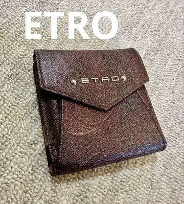 ETRO 지갑 2단 지갑 페이즐리 PVC