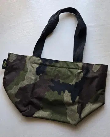 미사용 새상품 레어 Herve Chapelier 카모플라쥬 토트백