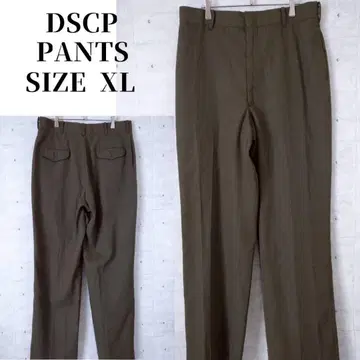 DSCP 90's 밀리터리 울 슬랙스 팬츠 카키 36XL