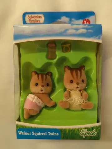 Flair 해외판 실바니안 패밀리 Walnut Squirrel Twins