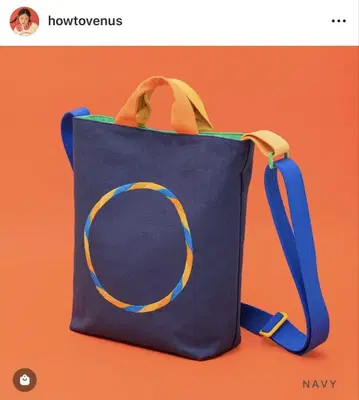 howtovenus 후프 숄더 백