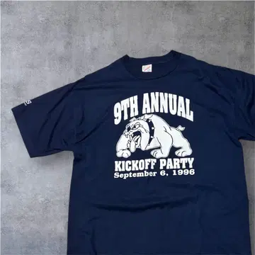 9TH ANNUAL KICKOFF PARTY 티셔츠 XL 네이비