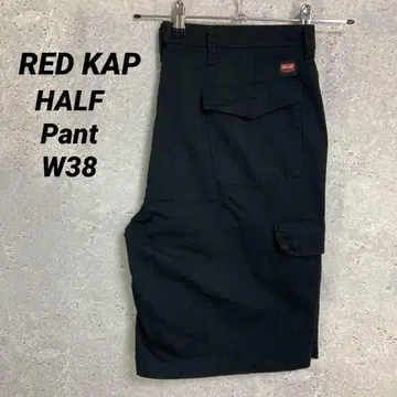 RED KAP 레드 캡 카고 블랙 치노 팬츠 하프 팬츠 W38