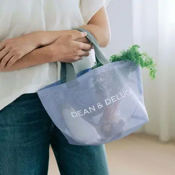 DEAN & DELUCA 메쉬 토트백 라일락 S