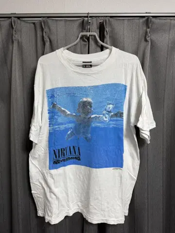 NIRVANA NEVERMIND 밴딩 티셔츠 90a