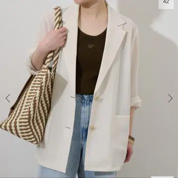 JOURNAL STANDARD relume 싱글 시어 자켓