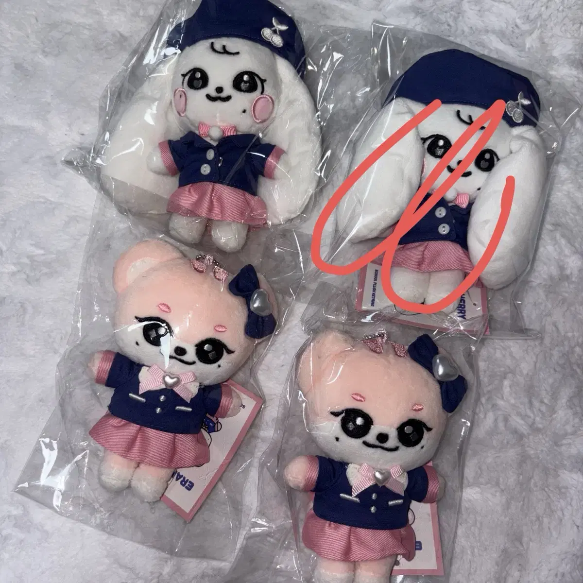 아이브 미니브 체리 이랑이 스쿨 플러쉬 장원영 이서 인형