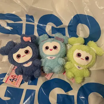 새상품 TWICE GIGO 폭신폭신 앉은 봉제 인형 나연 정예 트와