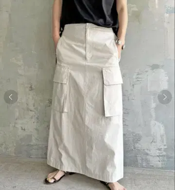 Spick and Span 카고 포켓 I 라인 스커트