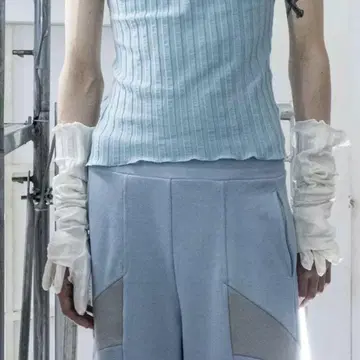 택 포함 balmung 24ss 핏 리브 그로브 스카이블루