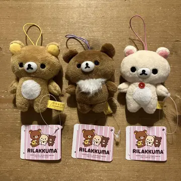 리락쿠마 밴딩 마스코트 3종 세트