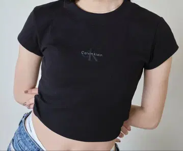 캘빈클라인 블랙 반팔 티셔츠
