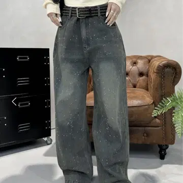 sedacle girl 세다클 걸 큐빅 빈티지 데님