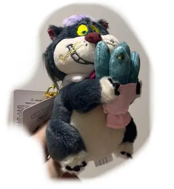 디즈니 루시퍼 봉제 인형 키체인 신데렐라 II 마스코트 물고기