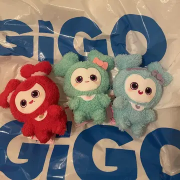 새상품 TWICE GIGO 폭신폭신 앉은 봉제 인형 나연, 미나, 채영