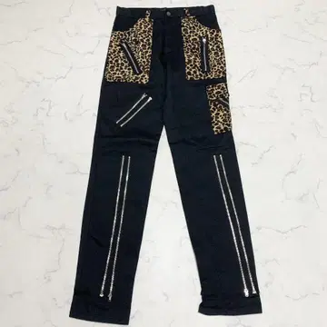 TIGER OF LONDON 본지티 팬츠 펑크 레오파드 무늬