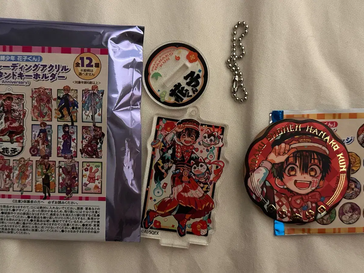 Toilet-Bound Hanako-kun 10th Anniversary Museum Trading Acrylic Stand Can Badge Mokke