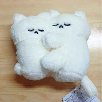 붙어 자는 고양이 봉제 인형  하나바라 시키 마스코트