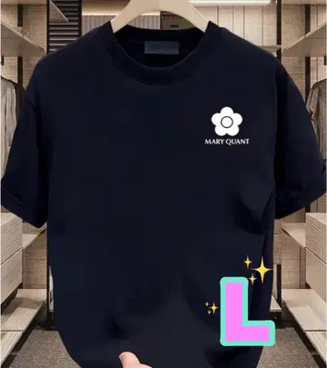 MARY QUANT 블랙 티셔츠 L 사이즈