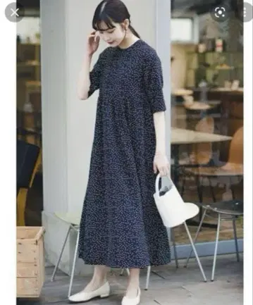 haco! que made me 도트 롱 원피스