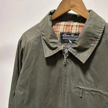 EDDIE BAUER 에디 바우어 안감 체크 무늬 스윙 탑