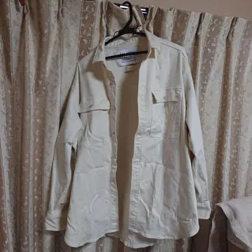 헬시 데님 블라우스 셔츠 아이보리
