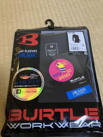BURTLE 에어 핏 S 사이즈 메탈릭 골드
