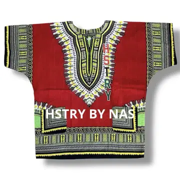 HSTRY BY NAS 다시키 셔츠 단종 상품 민족 나스 래퍼 완판템