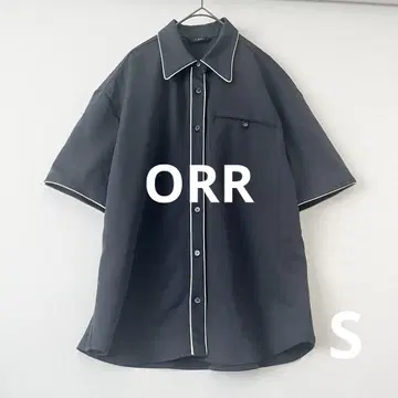 올 ORR 파이핑 셔츠 반팔 한국 브랜드