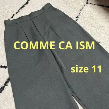 미사용 새상품! 컴시즘 COMME CA ISM 와이드 팬츠 size11