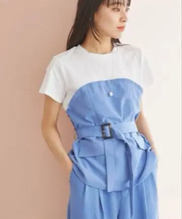 VIS [접촉 냉감, 세탁 가능] 미용 코르셋 도킹 풀오버