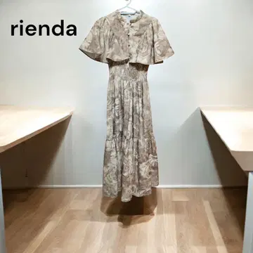 rienda 플라워 프린트 맥시 드레스 S