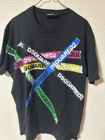 DSQUARED2 블랙 티셔츠 L