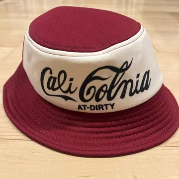 at-dirty "carifornia hat" RED 사이즈 L