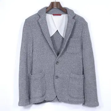 DoCLASSE 허니콤 니트 백 오픈 네이비 썸머 자켓 TEXBRID