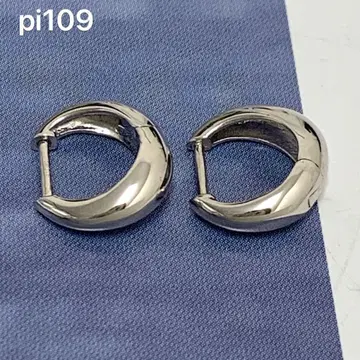 새상품 귀걸이 남성용/여성용 후프 드롭 K10 중절 양쪽 귀
