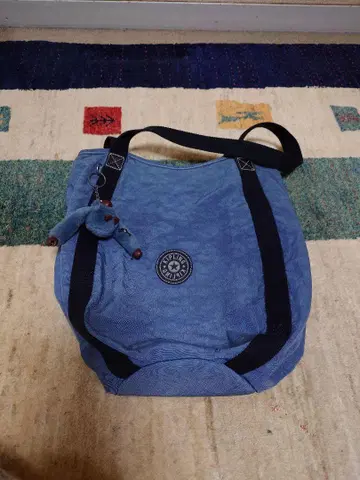 Kipling 키플링 토트백 숄더 핸드백 블루