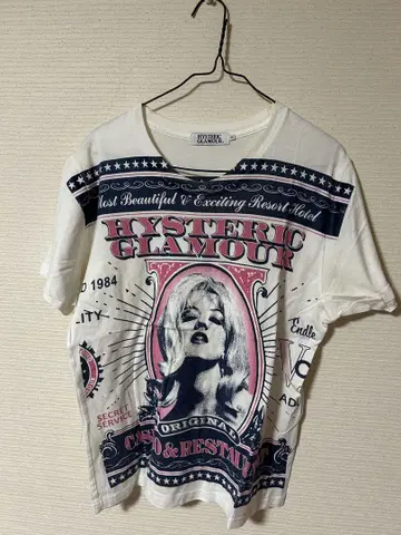 HYSTERIC GLAMOUR 마릴린 몬로 티셔츠