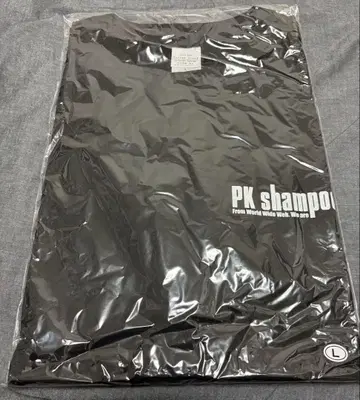 PK 샴푸 티셔츠 블랙 L