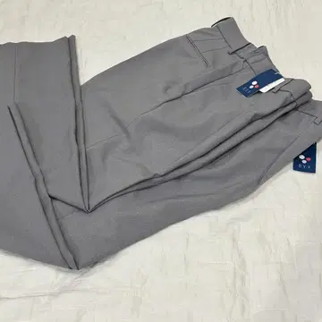 와이드 스트레이트 팬츠 그레이 L