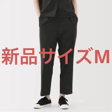 무인양품 바람이 통하는 스트레치 축구 이지 테이퍼드 팬츠 M